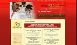 
							         Notice/Circular - Faith Academy								  
							    