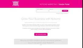 
							         Notions Marketing Vendor Portal								  
							    
