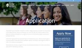 
							         Notre Dame High School Application Policy & Procedures | Admissions								  
							    