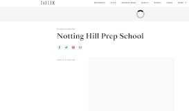 
							         Notting Hill Prep School Fees & Results: 2019 Tatler Schools Guide ...								  
							    