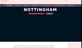 
							         Nottingham Gym, Pool & Personal Training | Virgin Active								  
							    