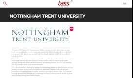 
							         Nottingham Trent University Archives - TASS								  
							    