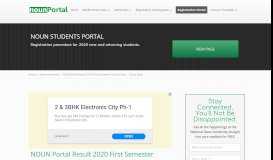 
							         NOUN Portal Result 2019 Second Semester Exam is Out - Check Here								  
							    