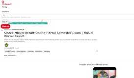
							         NOUN statement of results | Admission Guide | Exam results, Student ...								  
							    