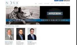 
							         NOVA® Home Loans - Presidential Team: Mortgage Home ...								  
							    