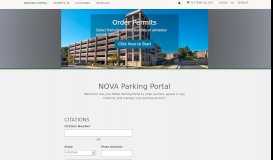 
							         NOVA Parking Portal: T2 Systems								  
							    