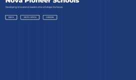 
							         Nova Pioneer - Schools for Innovators & Leaders								  
							    