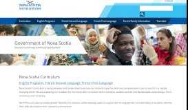 
							         Nova Scotia Curriculum Documents - Department of Education - NS ...								  
							    