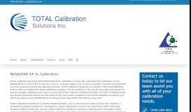 
							         NOVASTAR GF-SL Calibration Services - TOTAL Calibration Solutions								  
							    