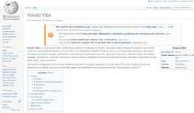 
							         Novell Vibe - Wikipedia								  
							    