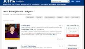 
							         Novi Immigration Lawyers - Compare Top Immigration Attorneys in ...								  
							    