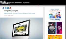 
							         Novi portal Jutarnji.hr | Media Marketing								  
							    