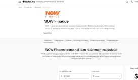 
							         Now Finance Personal Loans - RateCity								  
							    