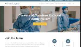 
							         Now Hiring | Health Care Jobs | Care New England | Rhode Island								  
							    
