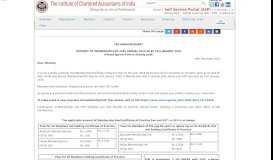 
							         Now Pay Your Membership Fees Online - ICAI - The Institute ...								  
							    