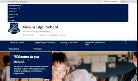 
							         Nowra High School: Home								  
							    