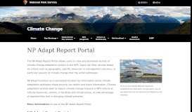 
							         NP Adapt Report Portal - Climate Change (U.S. National Park Service)								  
							    