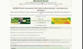 
							         NPOWER Teach Assessment Test Portal Is Now Available - Jobs ...								  
							    