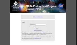 
							         NPP Applicant Portal - Login								  
							    