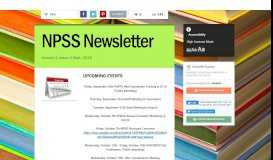
							         NPSS Newsletter | Smore Newsletters for Education								  
							    