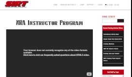 
							         NRA Instructor Program - Next Level Training								  
							    