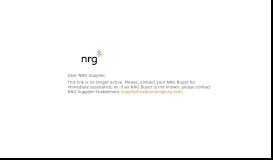 
							         NRG supplier relations - AdaptOne - Web Applications								  
							    