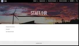 
							         NRSD - Staff/HR								  
							    