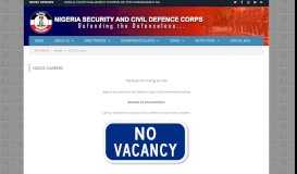 
							         NSCDC Careers - Nigeria Security and Civil Defence Corps								  
							    