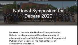 
							         NSD Debate Camp								  
							    