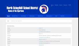 
							         NSE Staff Directory - North Schuylkill School District - Home of the ...								  
							    