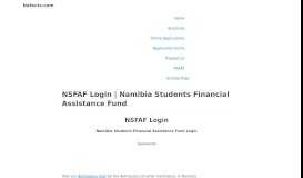 
							         NSFAF Login | Namibia Students Financial Assistance Fund - Nafacts ...								  
							    
