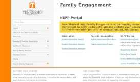 
							         NSFP Portal | New Student & Family Programs								  
							    