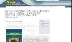 
							         NSI: Nanotechnology for Sensors and Sensors for Nanotechnology ...								  
							    