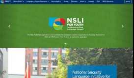 
							         NSLI for Youth | Scholarship to Study Language Abroad								  
							    