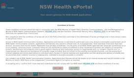 
							         NSW Health ePortal - Log On								  
							    