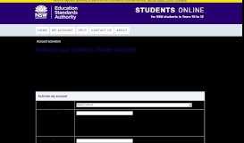 
							         NSW Students Online - Year 12 :: Activate your Students Online account								  
							    