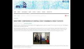
							         NSW Term 1 conference at Central Coast Grammar a great ... - MITIE Inc.								  
							    