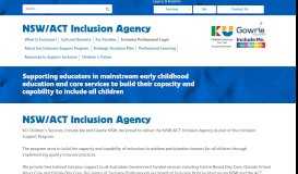 
							         NSW/ACT Inclusion Agency - Home								  
							    