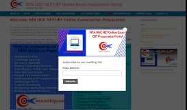 
							         NTA UGC NET CBT Online Exam Preparation Portal CBSE UGC NET ...								  
							    