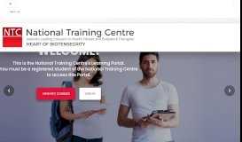 
							         NTC Learning Portal - National Training Centre								  
							    