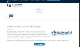 
							         NTC Transfer Students - Lakeland University								  
							    