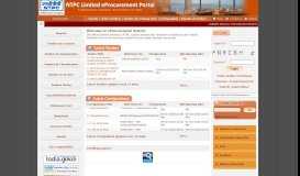 
							         NTPC Limited eProcurement Portal								  
							    