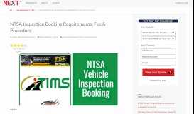 
							         NTSA Inspection Booking Kenya Requirements & Procedure								  
							    