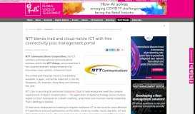 
							         NTT blends trad and cloud-native ICT with free connectivity plus ...								  
							    