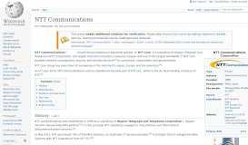 
							         NTT Communications - Wikipedia								  
							    