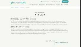 
							         NTT DATA | HealthEdge								  
							    