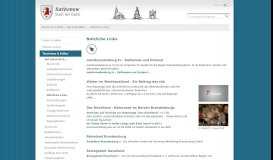 
							         Nützliche Links - Auf einen Blick ... - Tourismus ... - Stadt Rathenow								  
							    