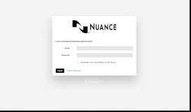 
							         Nuance Connections Partner Portal: Log In								  
							    