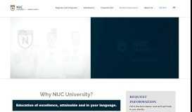 
							         NUC-División Online: Home								  
							    