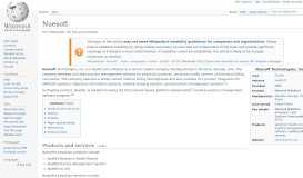 
							         Nuesoft - Wikipedia								  
							    